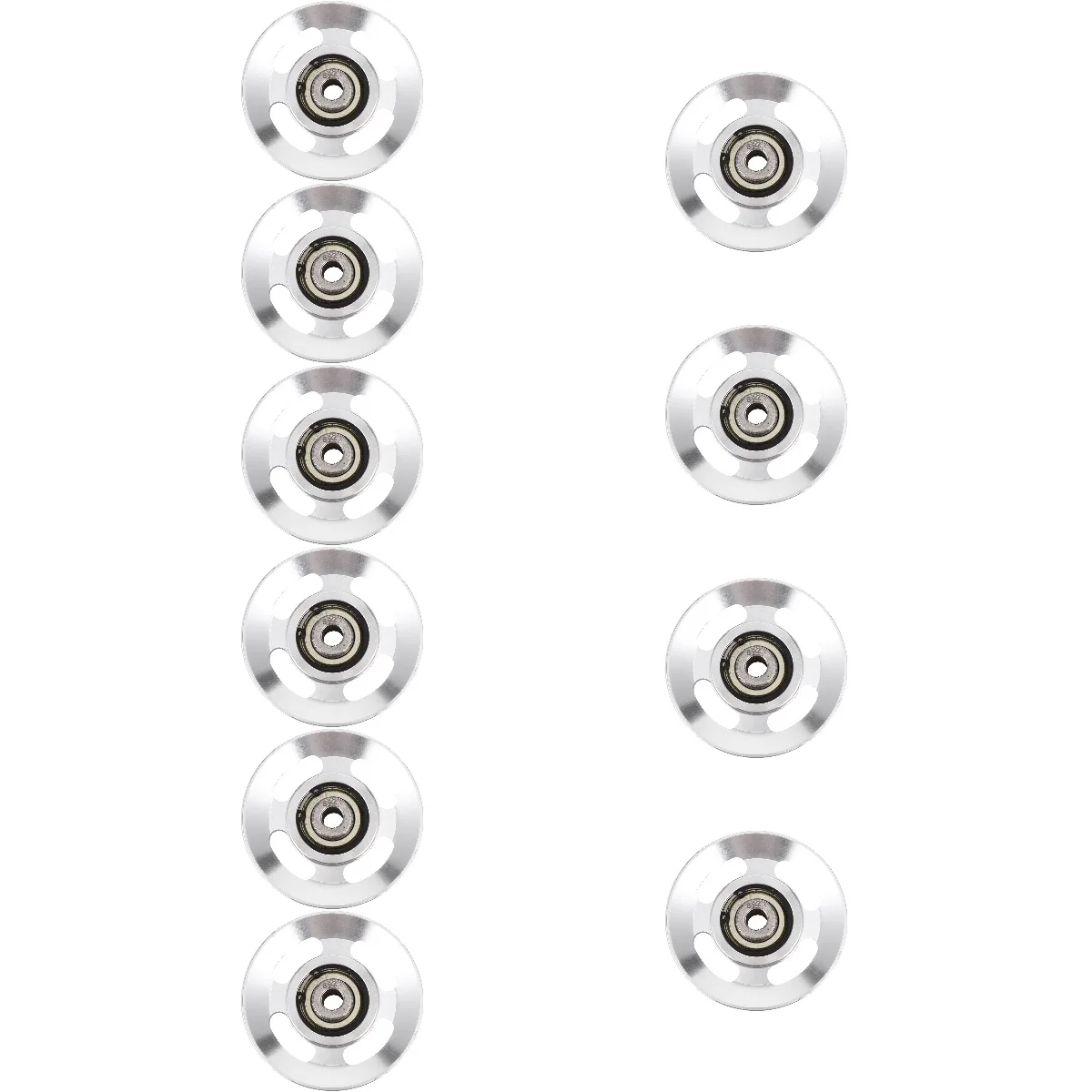 10 Pack Aluminum Alloy Pulley Bearings Equipment Traveling Accessories Steel Cable Universal Aluminium Fitness Lift Wheel