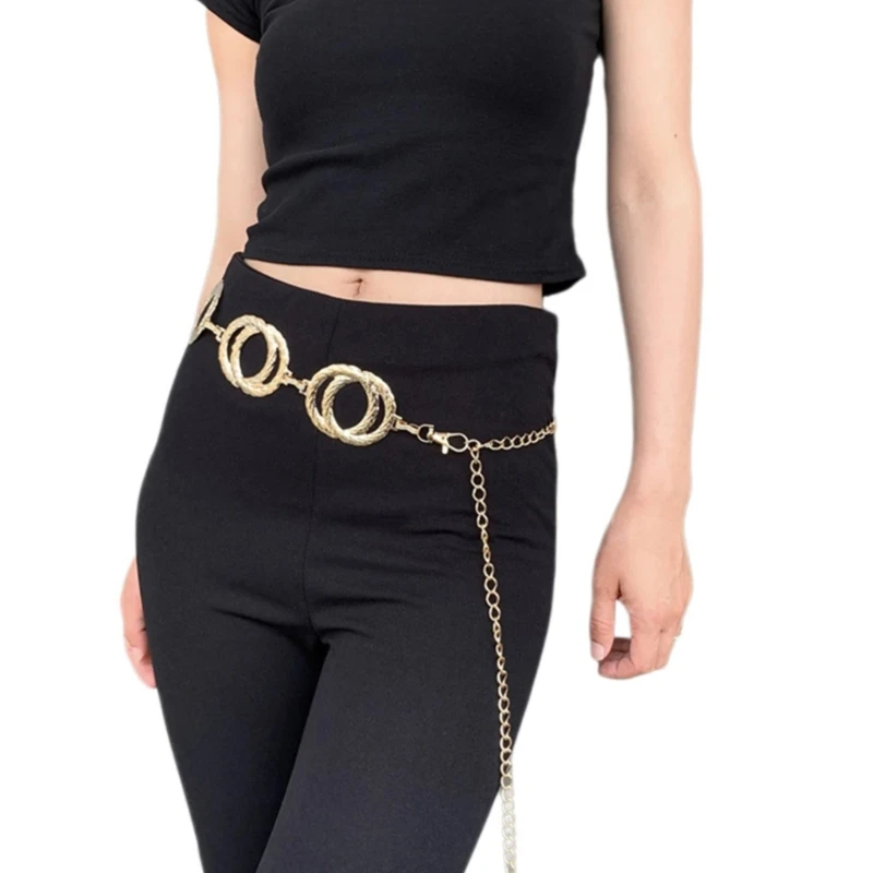 

Elaborate Waist Belt Chain Party Costume Sexy Metallic Rings Jewelry for Jeans Body Jewelry for Women Hot Girls