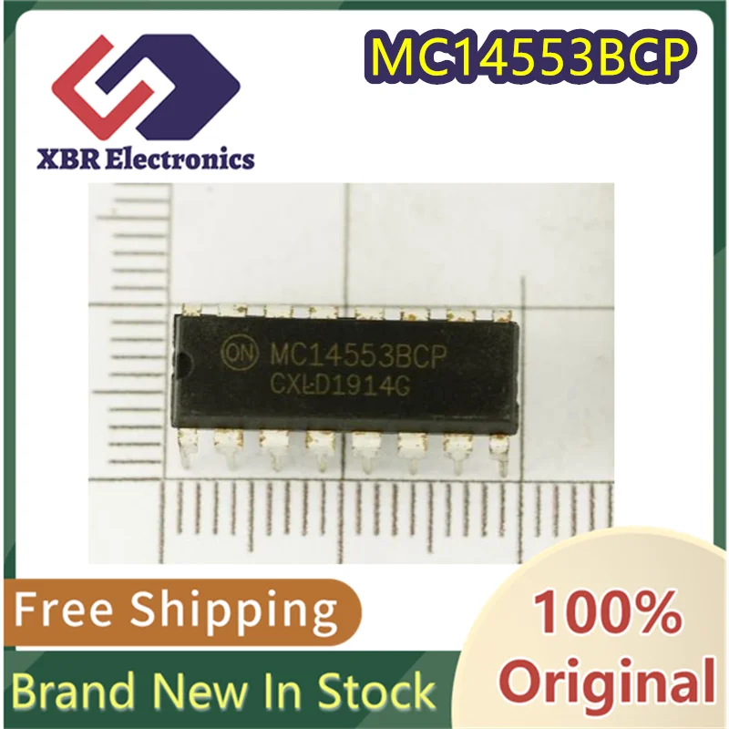 

(10/50 pieces) MC14553BCP MC14553 14553BCP DIP-16 3-digit BCD counter chip New original authentic spot free shipping