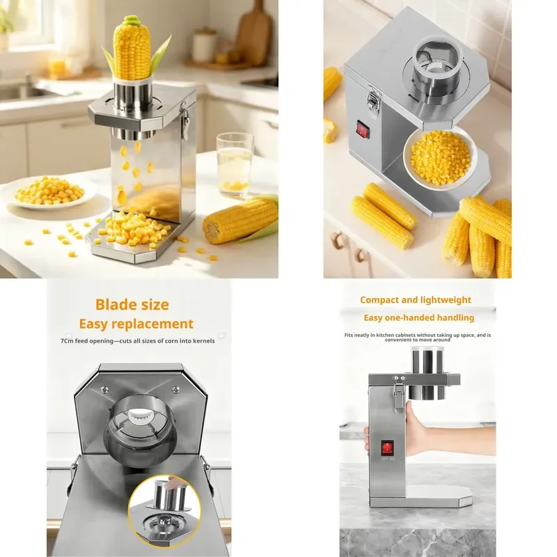 High Efficiency Electric Corn Sheller for Wet Sweet Maize Processing