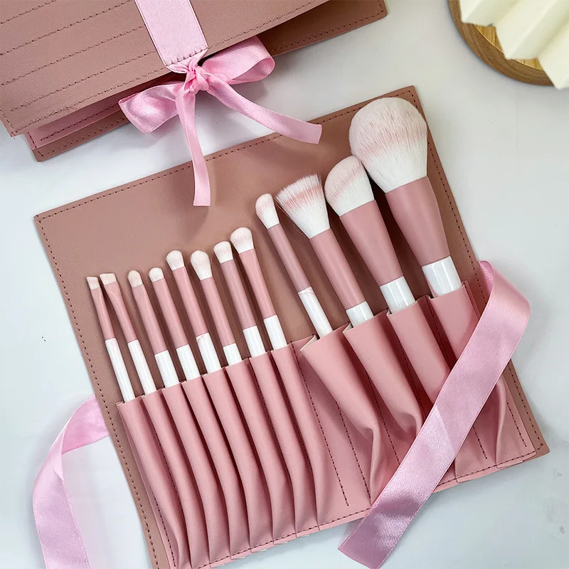 Clear Sky 12 makeup brush set brush super soft hair full foundation brush quantity large discount