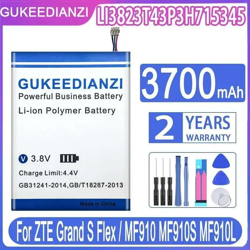 

LI3823T43P3H715345 High-Efficiency 3700Mah For Zte Grand S Flex MF910 MF910S MF910L High Compatibility Mobile Phone Battery