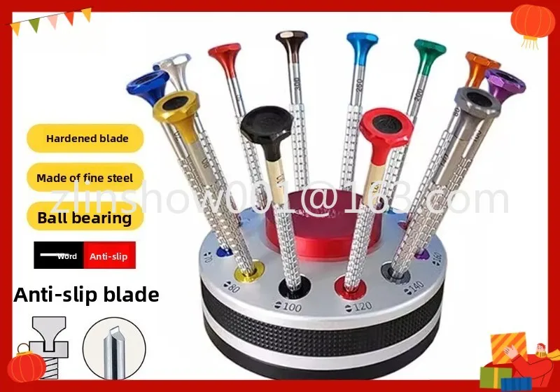 watch repair tool watch screwdriver one word non-slip arc non-marking with ball bearing S2 steel