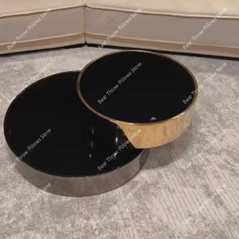 Modern Design Coffee Table Luxury Living Room Bedroom Decoration Coffee Table Oval Drawer Desktop Atrium Salon Nordic Furniture