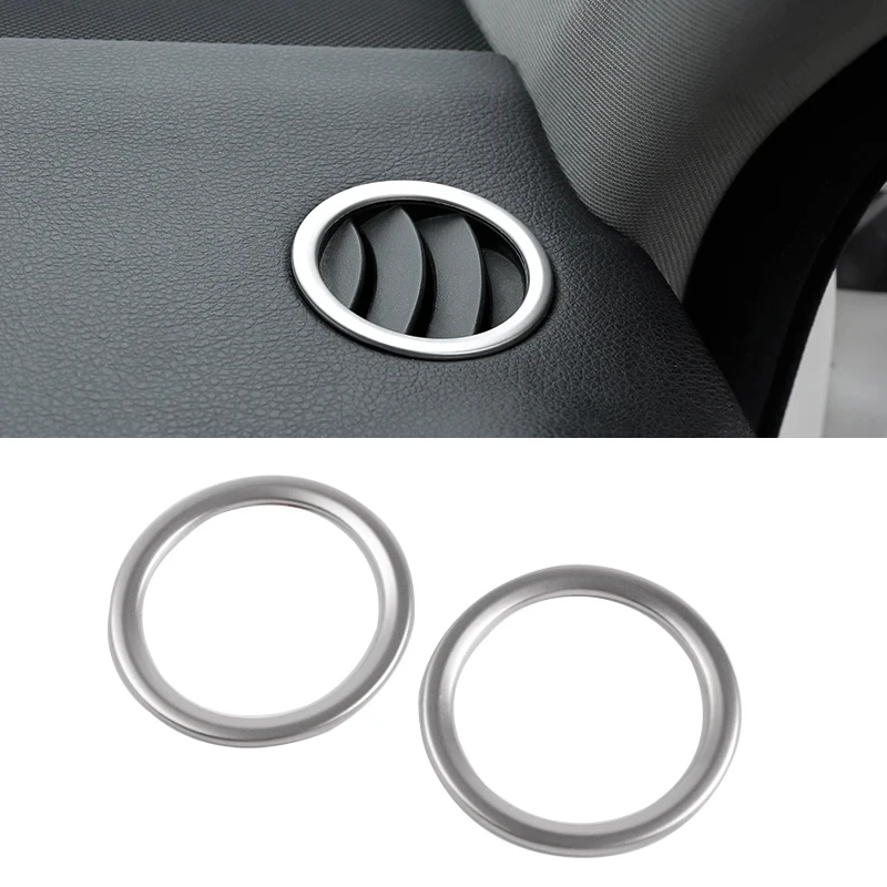 

For Mercedes Benz C Class W204 C180 C200 2009-2014 2pcs Car Styling Dashboard Side air conditioning outlet decoration Cover trim