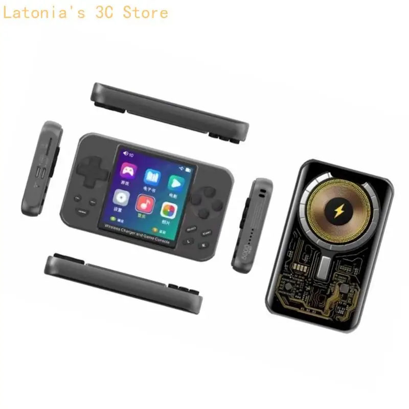 

X3UB Game Console Support 15W Wireless Charging for Phone Metal Body Gaming System