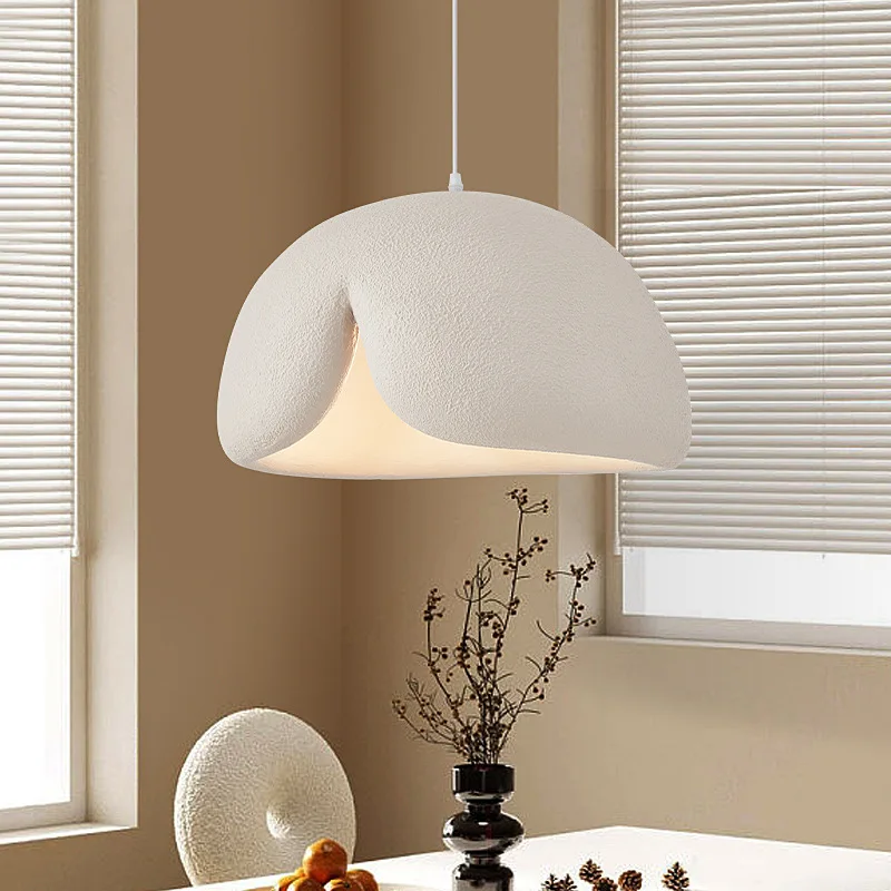 

Designer Wabi Sabi Pendant Light Minimalist Singe Head Chandelier Restaurant Living Room Bedroom Study Kitchen Creative LED Lamp