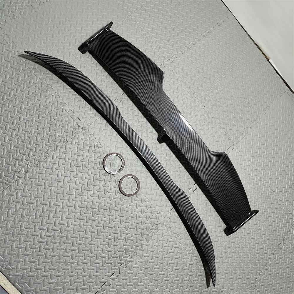 Car Rear Roof Window Trunk Lid Spoiler Wings Exterior Tuning For BMW X6 G06 M50i M50d M60i 30d 40d 40i 2019-2024 Gloss Black ABS