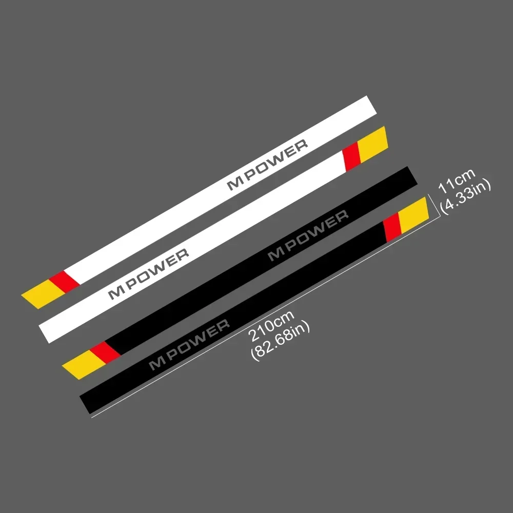 

For BMW 3 Series E46 E90 F30 E30 E36 M3 E92 F31 G20 E93 F34 G28 Car Door Side Skirt Stickers Vinyl Decals Tuning Accessories