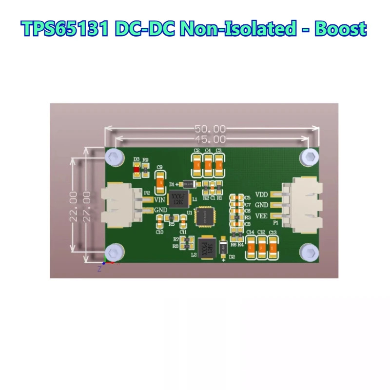 TPS65131 Module DC-DC Non-Isolated - Boost - Dual Power Supply High Efficiency Boost KDT65131D 6