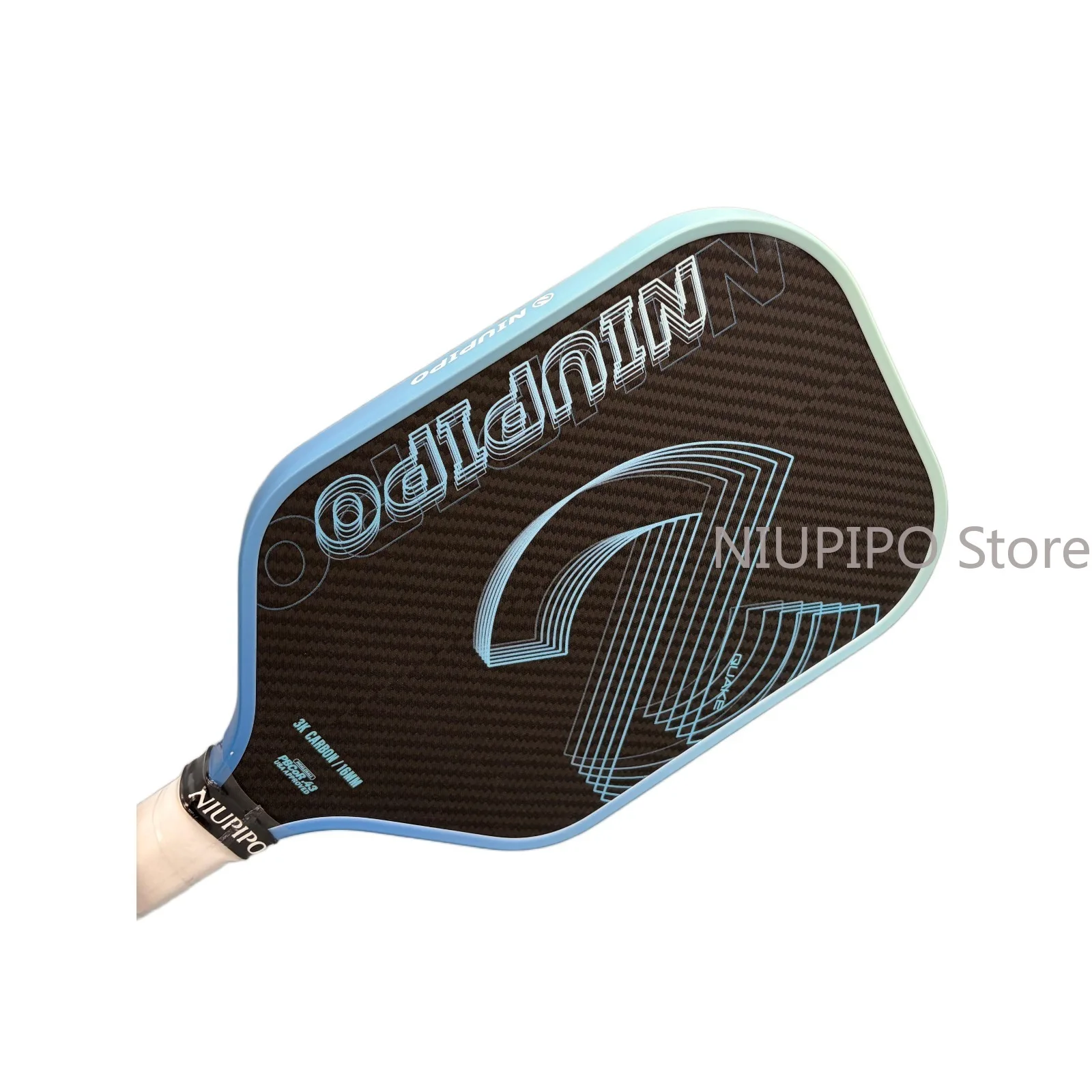 NIUPIPO QingYin 3K‑T700 Matte Carbon Fiber Pickleball Paddle Professional Tournament Pickleball Racket for Advanced Players
