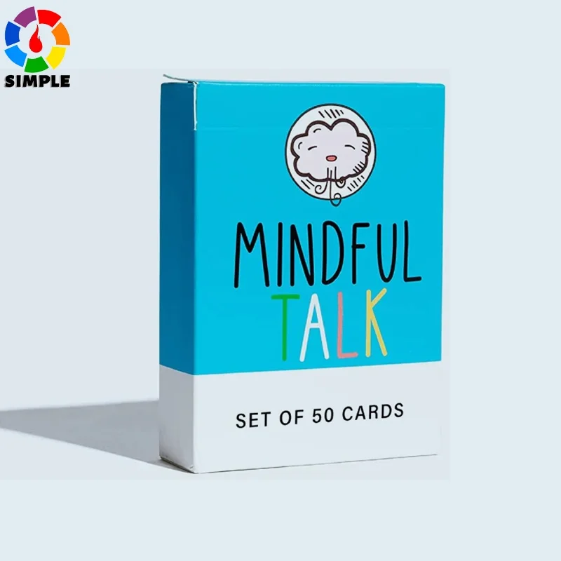 

The School of Mindfulness - карты Mindful Talk, набор из 50 карточек для аутентичных разговоров с детьми