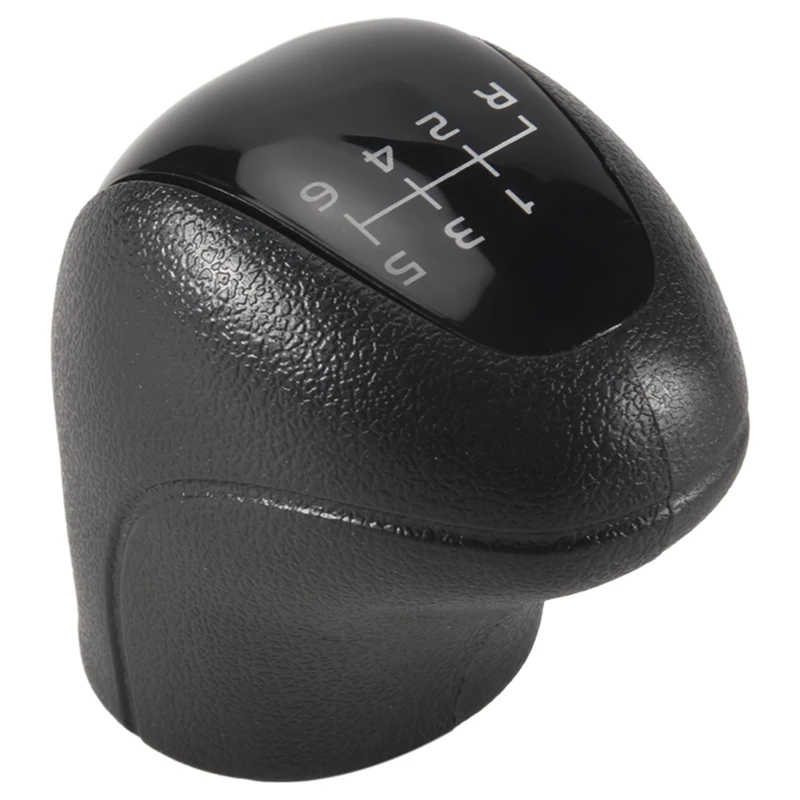 Black Manual Gear Shift Knob For Mercedes Benz Vito Viano W639 Sprinter II 906 / Crafter I 2E 2F