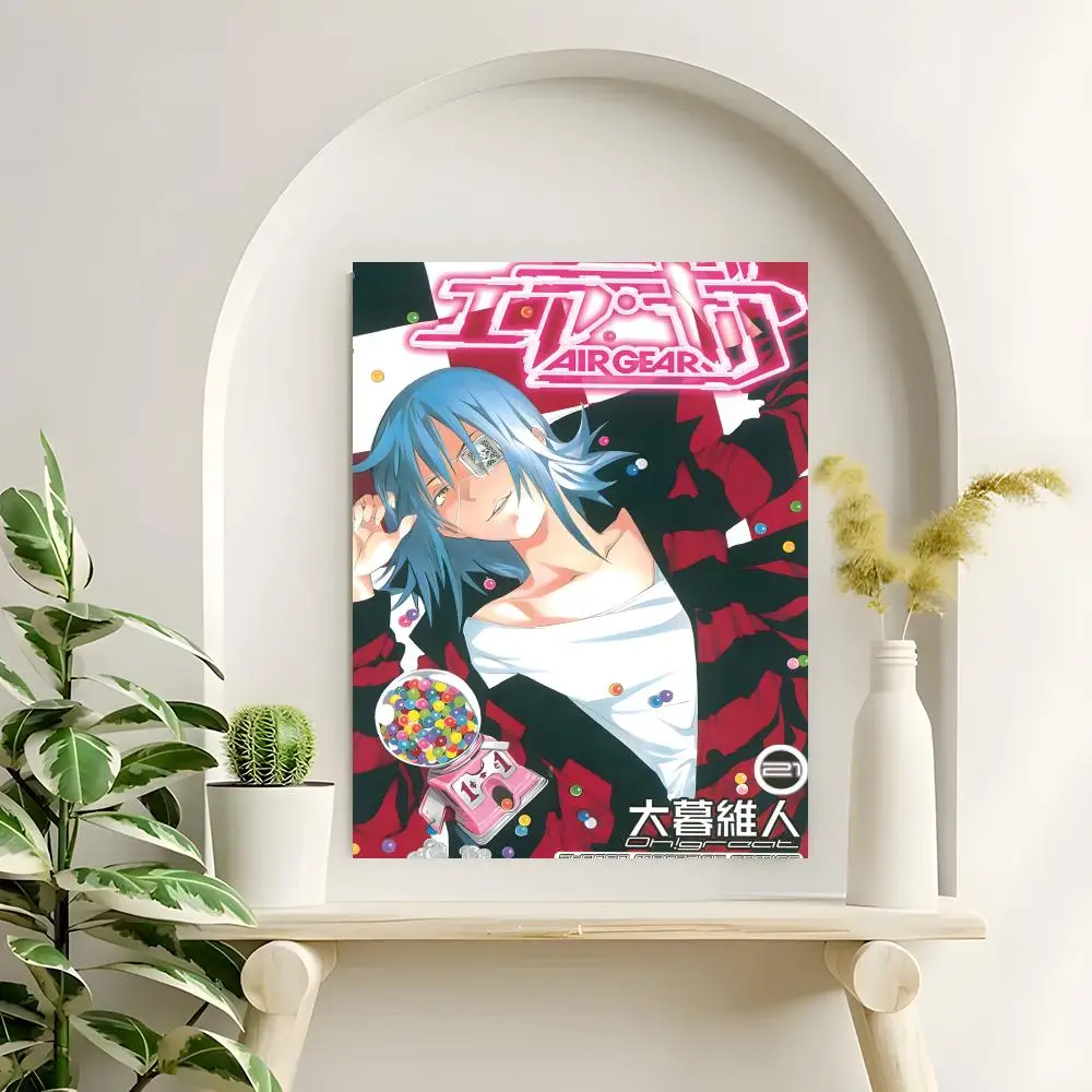 Anime Air Gear Poster Self-adhesive Art Waterproof Paper Sticker Coffee House Bar Room Wall Decor view 6