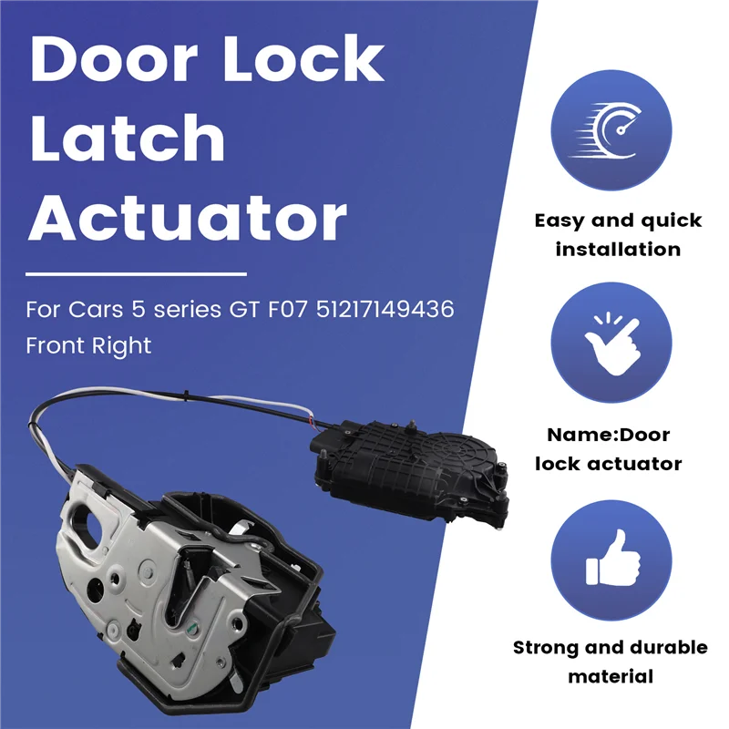 نظام إغلاق ناعم بمزلاج قفل باب السيارة ممتاز لسيارة BMW 5 Series GT F07