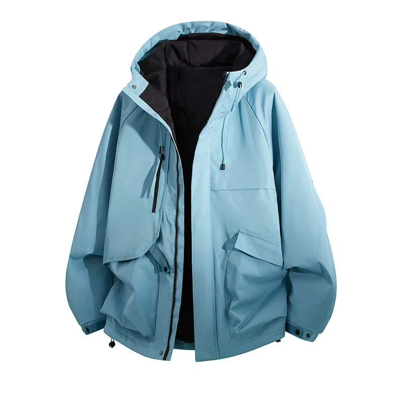 

High Quality Men's Warm Hooded Cotton-Padded Jackets 2025 Autumn Winter Thicken Parkas Outdoor Wear Windproof Top Coats Clothing