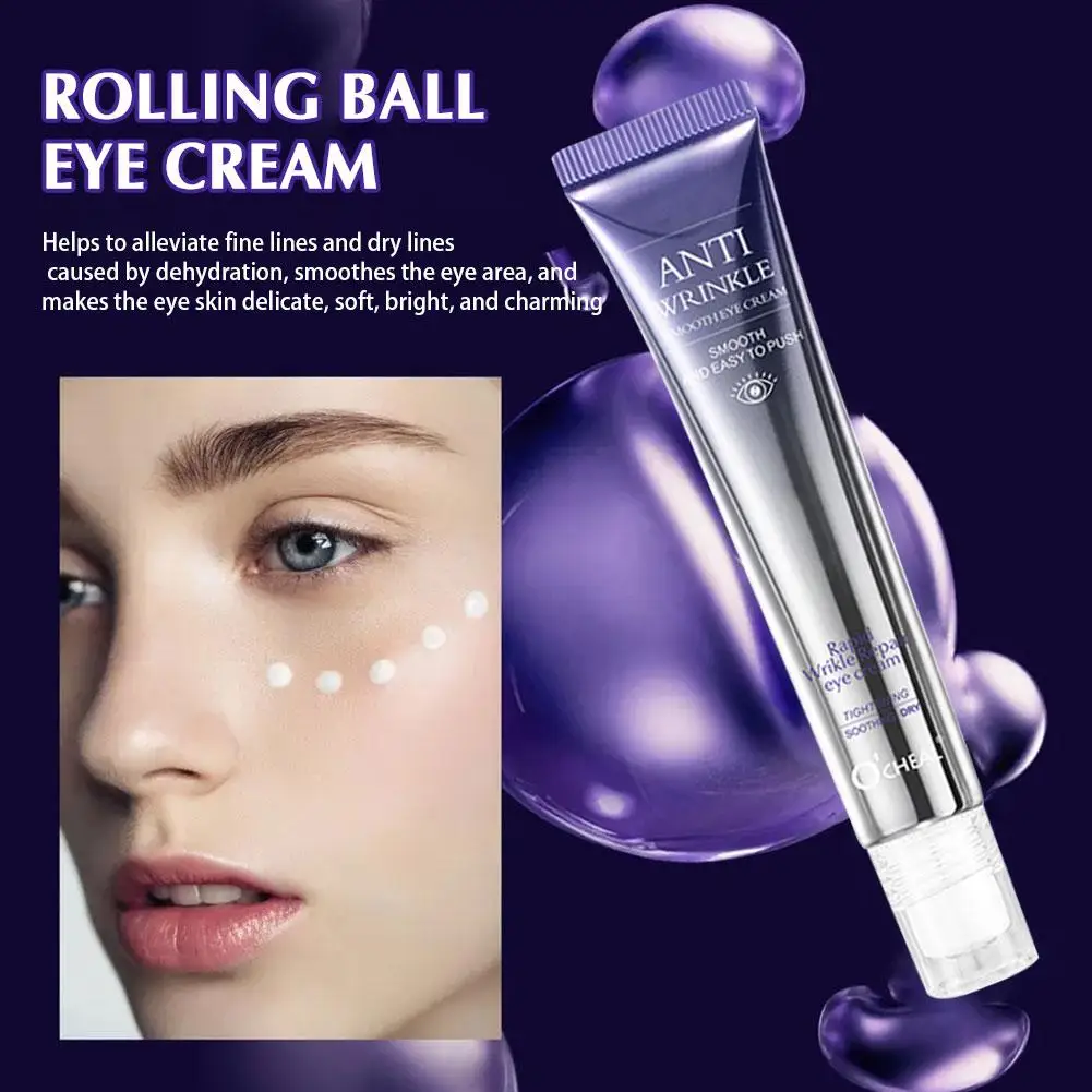 Roller นวดครีมบํารุงรอบดวงตาต่อต้านริ้วรอย Eye กระเป๋า Anti Dark Circle Moisturizing Eye Contour เกาหลี Skin Care เครื่องสําอาง