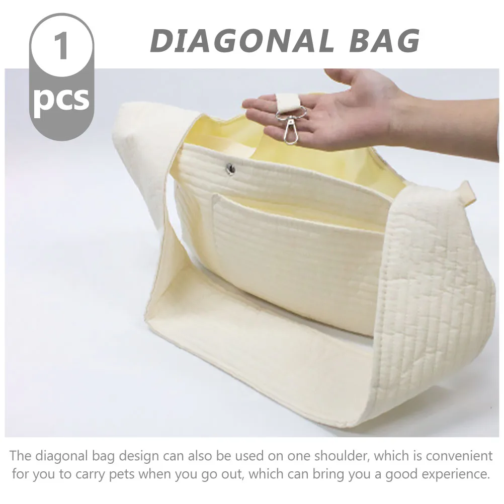 

Breathable Pet Carrier Bag For Cats Dogs Portable Kitten Puppy Sling Pouch Durable Wear-Resistant Material Adjustable Widened