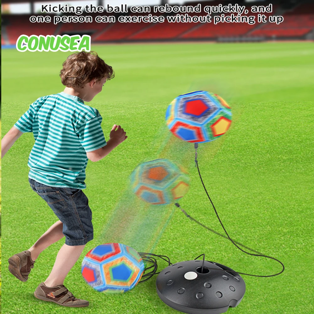 

Kids Outdoor Soccer Rebound Training Set Games for Children Exercise Sports Toy Parent-child Interaction FootBall Bouncing Toy