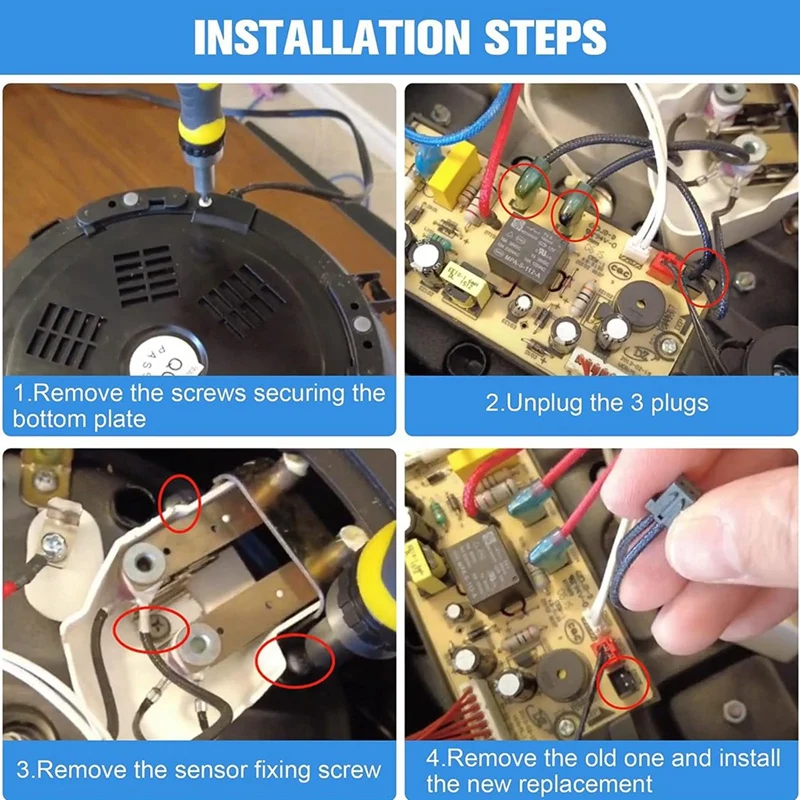 Intelligente Rijstkoker Sensor Snelkookpan Sensor Temperatuurregelaar Voor Ksd105 Ksd105a Elektrische Pot Sensor Duurzaam