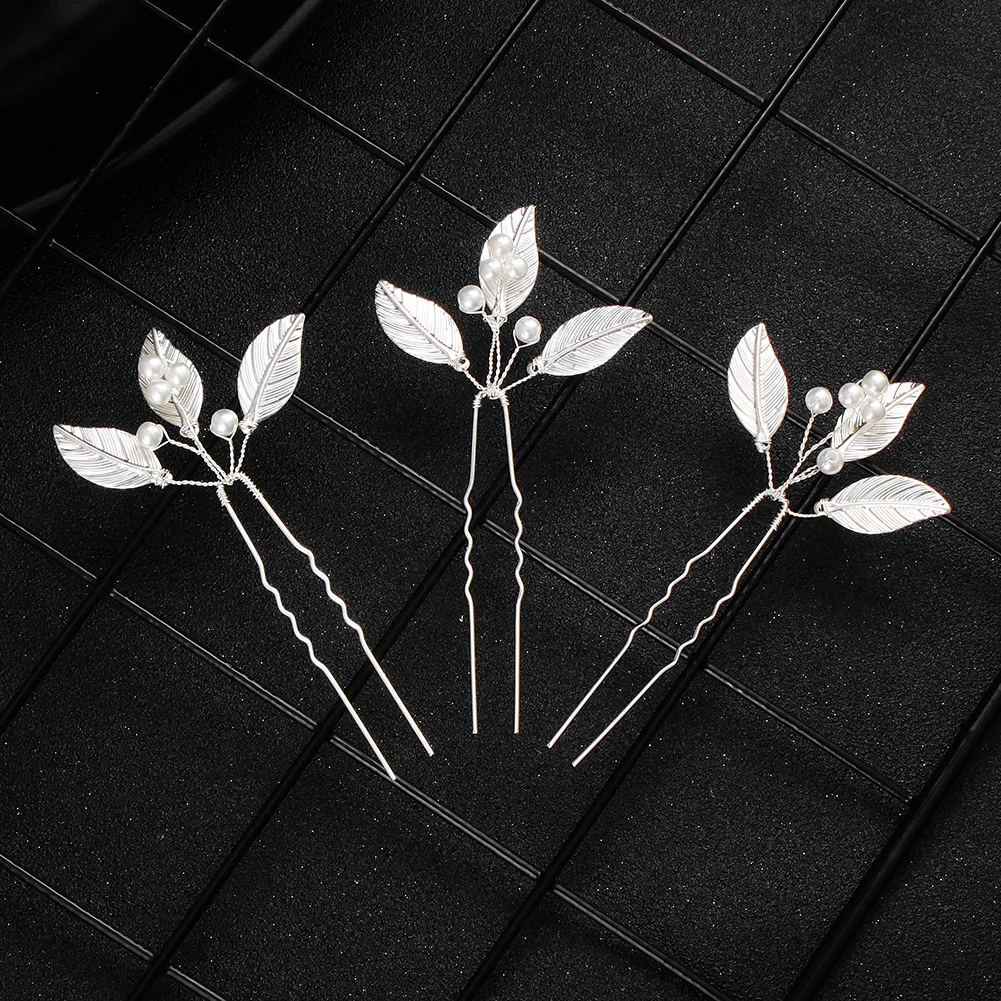 Blumen Perlen Perlen Haarstab Kristall Haar Braut Haarnadeln Zubehör Haarnadeln Perlen Haarschmuck Strass Haarnadeln – Detail 4