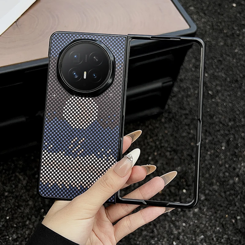 

For Honor Magic V6 Case Kevlar Painted Magnetic Hard Wireless Charging Back Ultra-thin Slim Cover For HONOR Magic V6