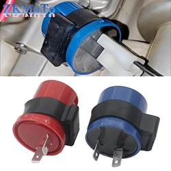 Motorcycle Indicator Relay Flasher 6V To12V 2 Pin Beeper Universal Moto Flasher Relay Turn Signal LED Indicator Blinker