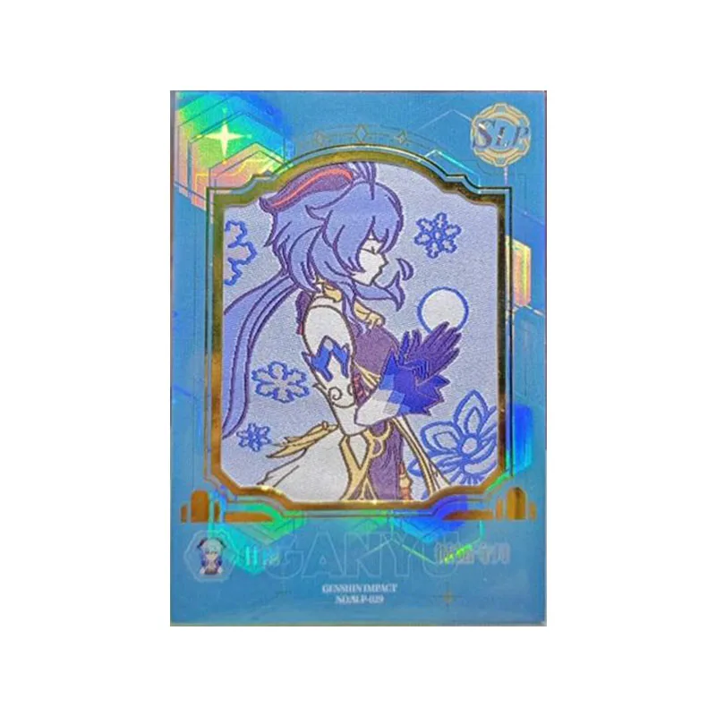 Anime Goddess Story Rare XP SZP SLP GP XP SKP SEP DP MR Refraction Foil Ganyu Toys for boys Collectible Cards Birthday Present