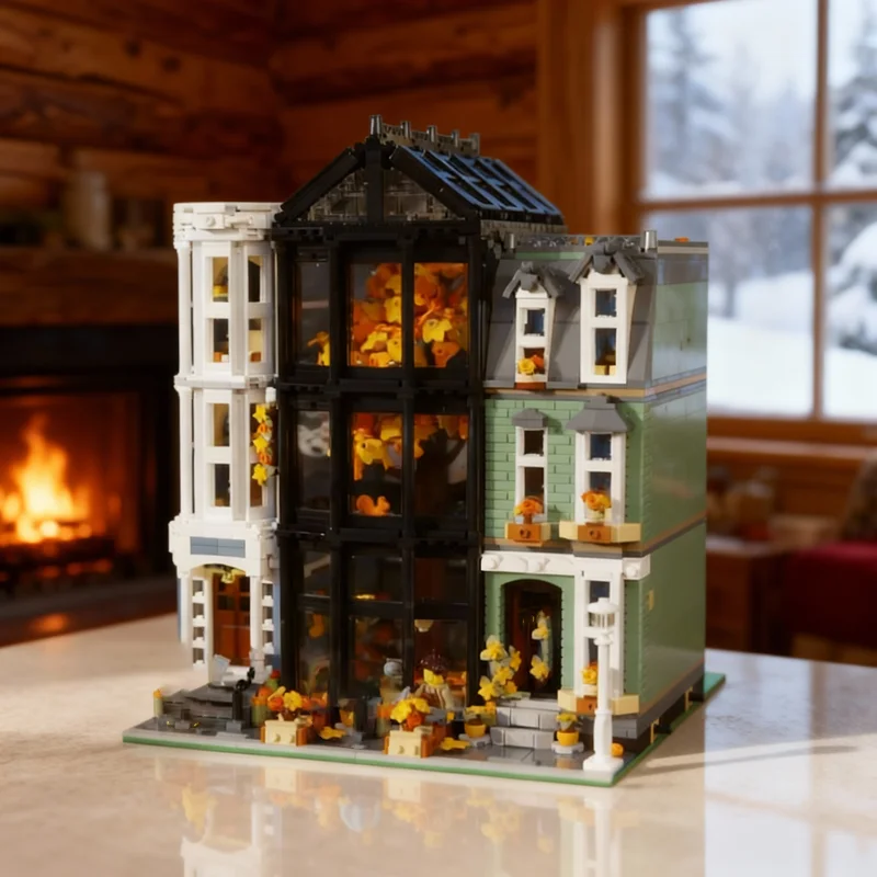 

3762pcs MOC Autumn Arboretum Modular Streetscape Model Building Blocks Construction Christmas Gifts Toy Creative DIY Idea Kids