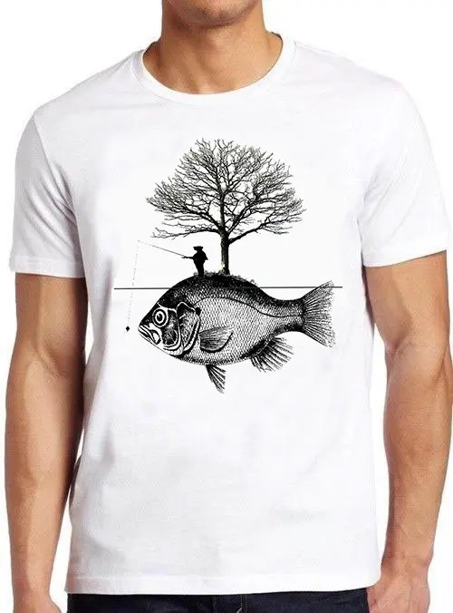 Fishing Fisherman Funny Fish Sea Bream Bass Tree Cool T Shirt 529