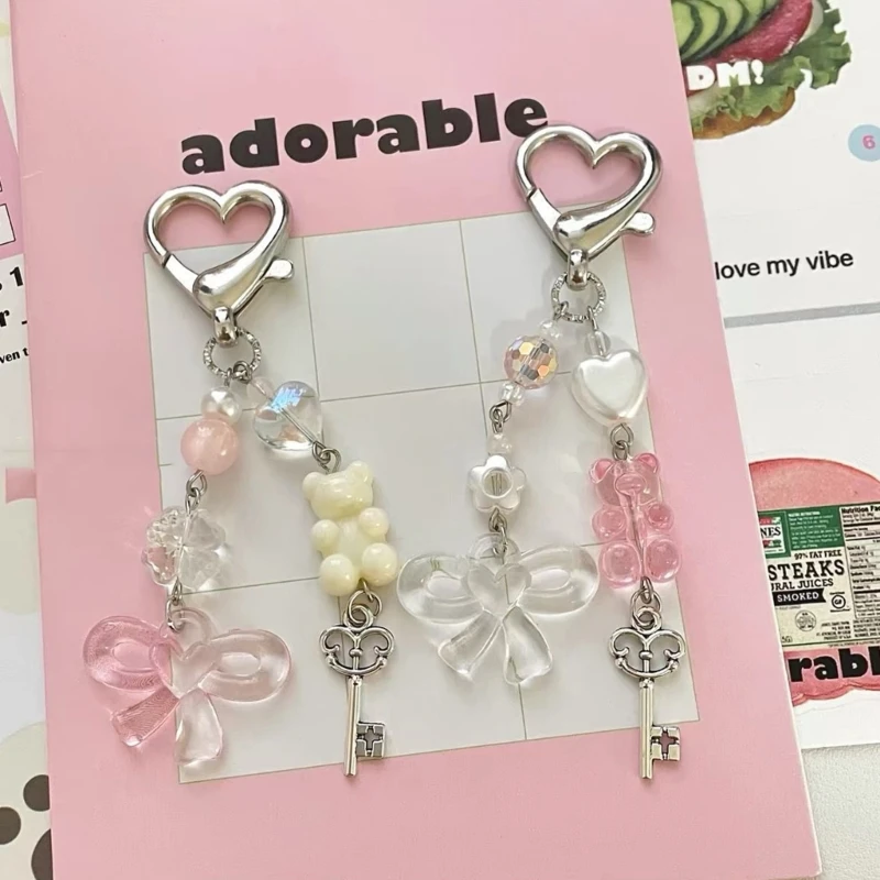 Butterfly Star Pendant Phone Charm Keychain