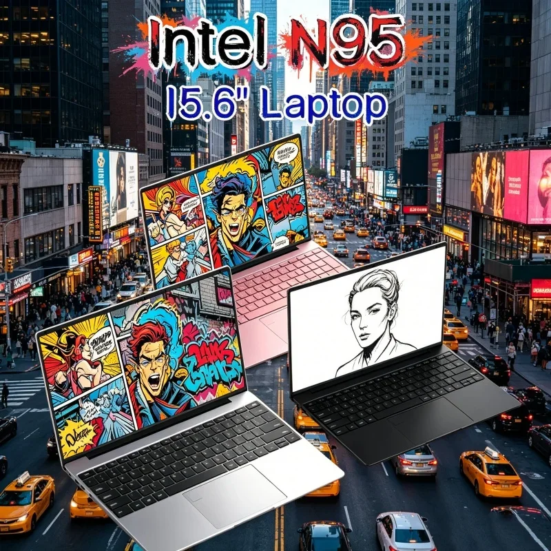 

Aetheral 2026 Prime Primrose 15.6" Laptop N95 FHD IPS Display 120Hz Scintillant Slim Panel SSD Auric Lustrous Keypad Biometric