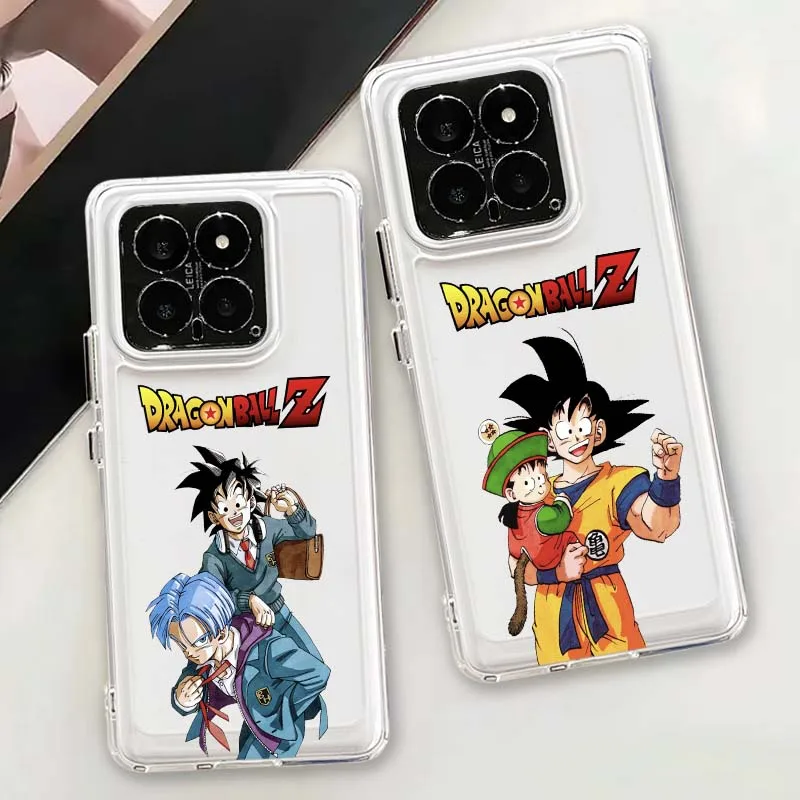 

D-Dragon B-Ball Animation Art For Xiaomi 15 14 13 12 12S 12X 12T 11 11T Pro Lite Transparent Phone Case