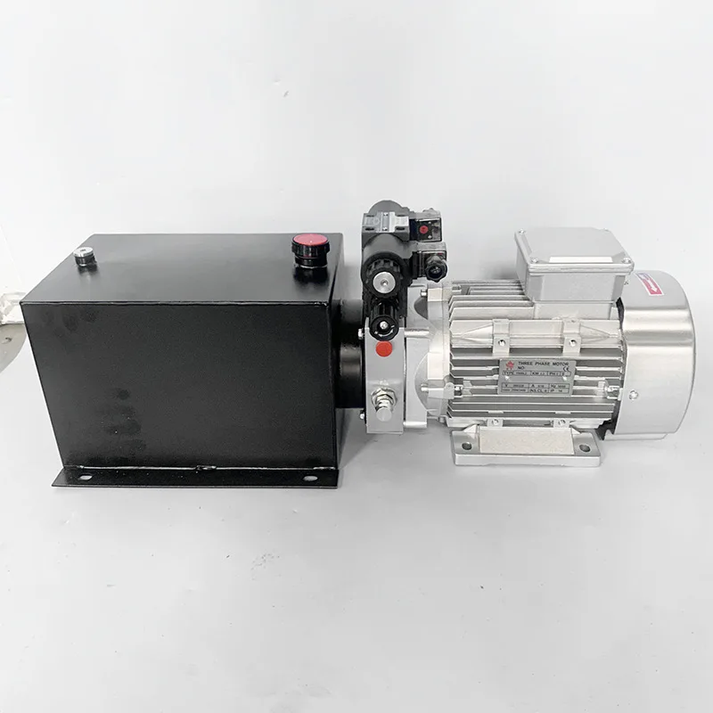 220V Double Acting Electric Hydraulic Pump Gun Fog Truck Power Unit Assembly Complete Hydraulic System High Pressure