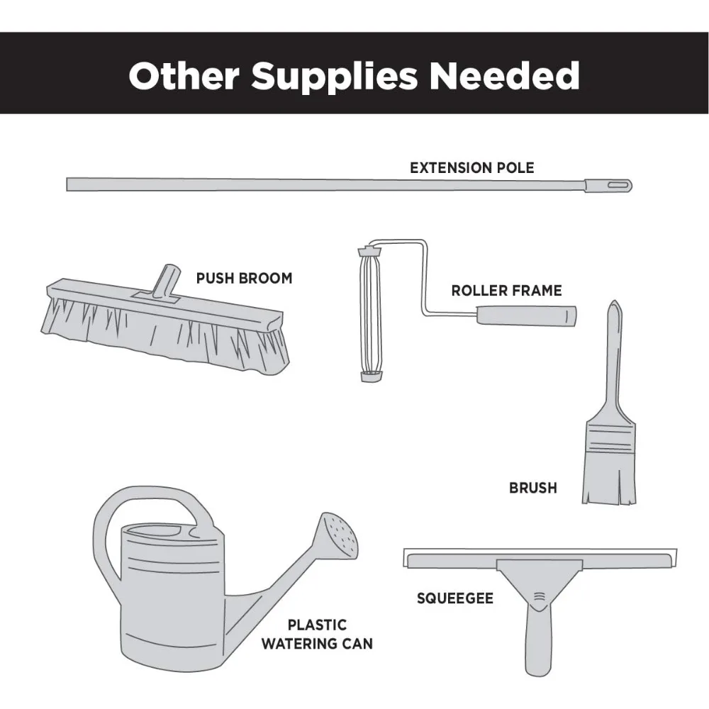 أطقم المطاعم 381086 طلاء أرضية جراج من البولي كورامين RockSolid، طقم سيارة واحد، رمادي حديث عالي اللمعان