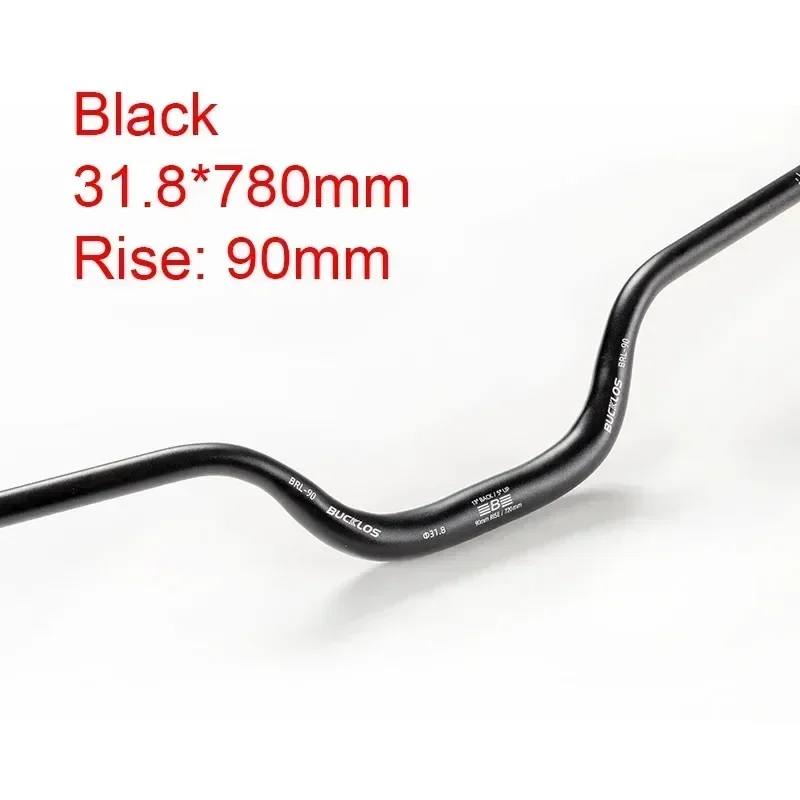 BUCKLOS MTB Stuur 580/620/720/780MM Fiets Zwaluw Stuur 25.4MM 31.8MM Mountainbike Stuur Aluminium Riser Bar