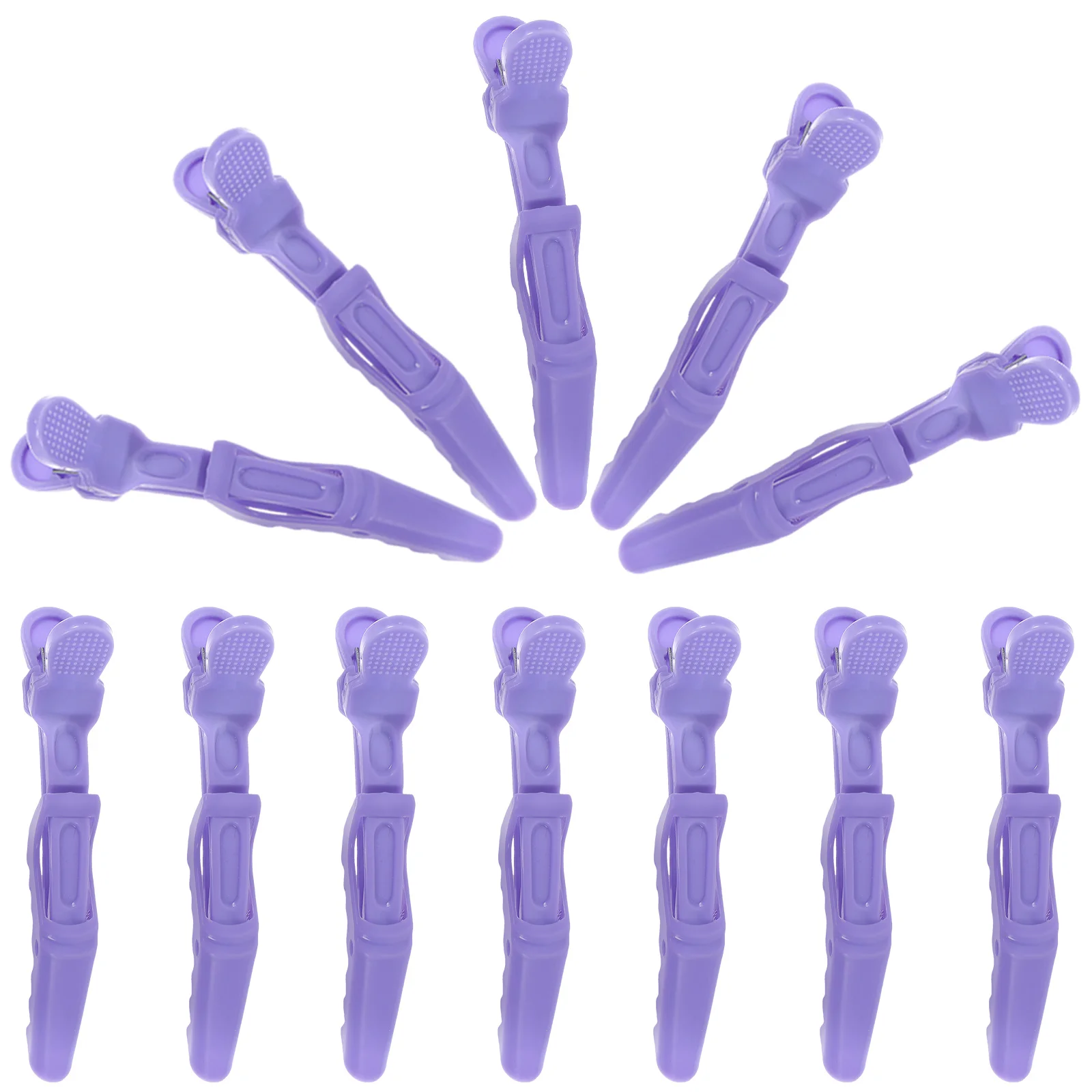 

Duckbill Bobby Salon Hair Clamps Pins Purple Salon Clamps Lightweight Sturdy Professional Hair Styling Perm Home DIY