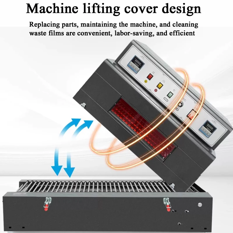 Small Automatic 110/ Heat Shrink Tunnel Packaging Machine For PET Bottles Easy To Operate Commercial Packaging Equipment