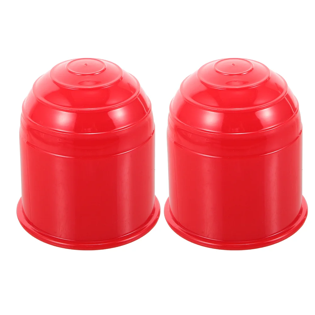 

2 Pcs Red Trailer Ball Joint Protective Cover Hitch Cap Ball Hitch Cover Trailer Couplings Accessories Vehicle Parts Tow Hitch