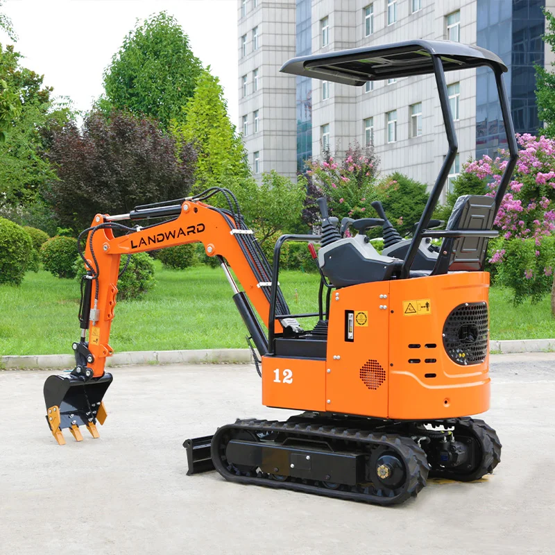 

Manufacturer 1.2 Ton Mini Excavator Euro 5 Agricultural Diesel Bagger 1000KG High Quality Small Crawler Digger CE EPA Customized