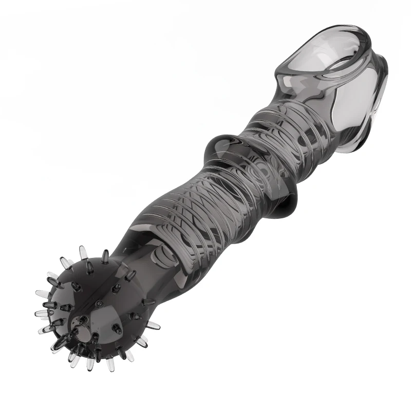 Penis Sleeves Latex Particles G-spot Condom Fama Vaginal Massage Sex Shop For Men Stimulation Condom Sex Toys Delay Ejaculation view 6