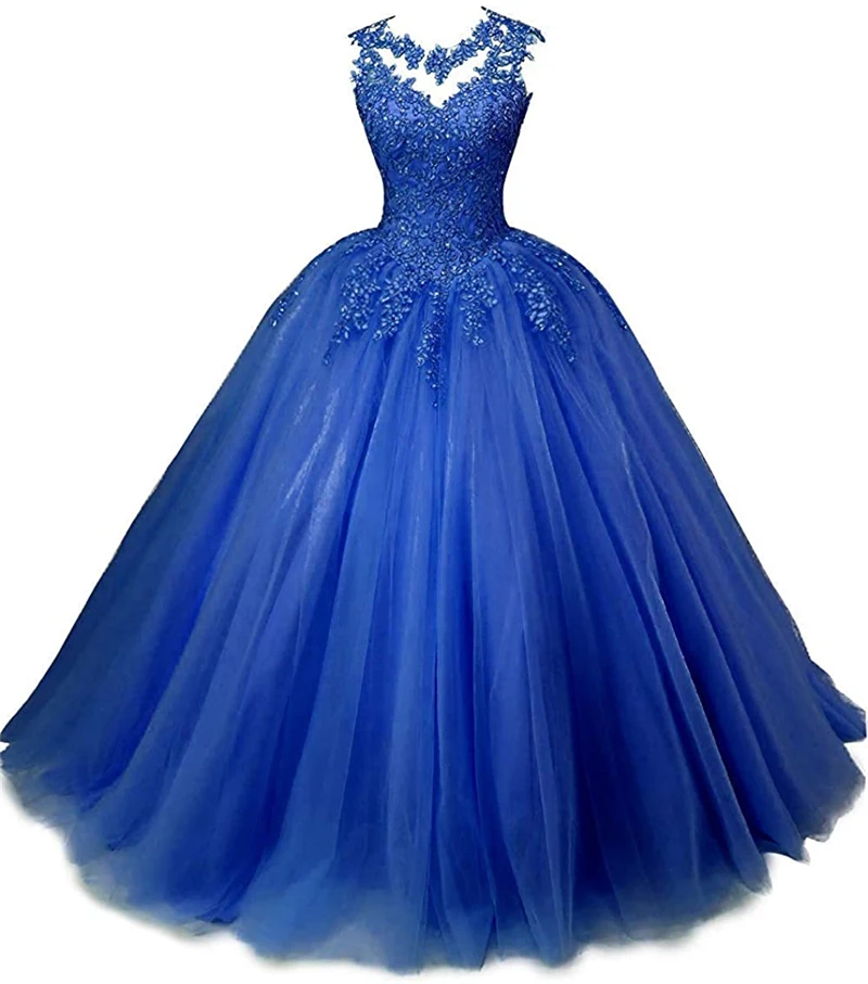 Guxqd elegantes Ballkleid Quince anera Kleider Applikation Pailletten Frauen Abschluss ball Abend Party Kleider Geburtstag Prinzessin Abschluss