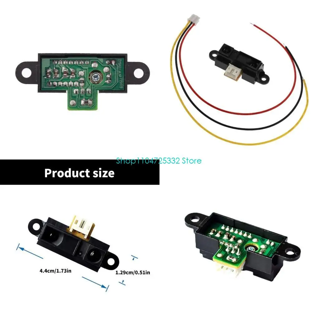 

P5EA GP2Y0A21YK0F Analog Distance Sensoring Distance Detection Unit 10-80CM for Robotics and Automation Projects