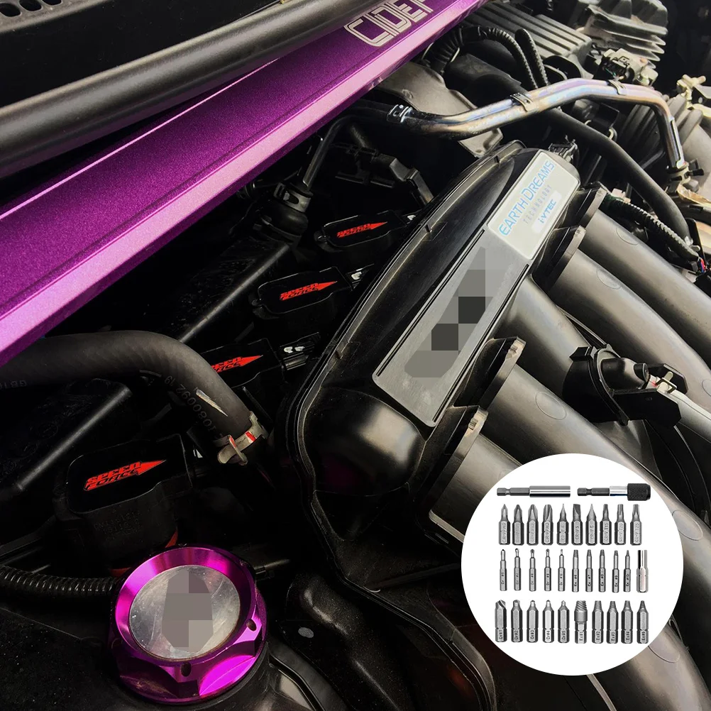 33 قطعة من مجموعة أدوات استخراج المسمار التالفة، مجموعة احترافية متعددة الوظائف بما في ذلك قضبان مستخرج لقم الثقب للمسمار المقطر