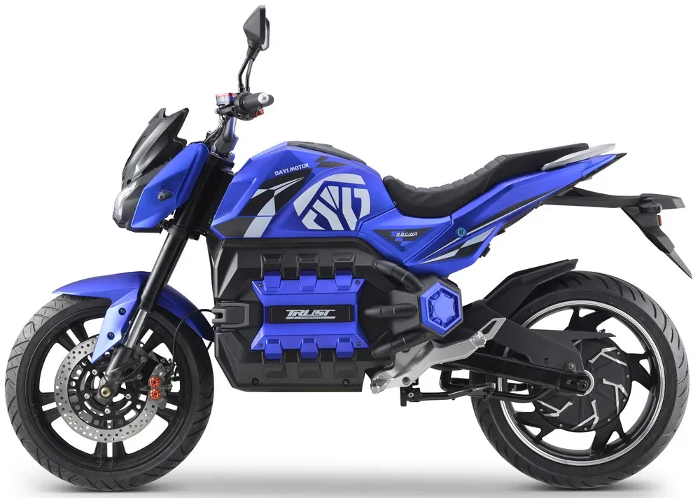 E-Odin-Moto Électrique Haute Vitesse, 10000W, 72V, Haute Tension, avec CBS