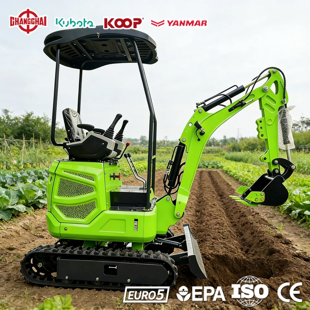 

Mini Excavator 0.8Ton Multifunctional Construction 1.8Ton Kubota Engine 2.0Ton Europe EPA Euro 5 CE Fast Delivery
