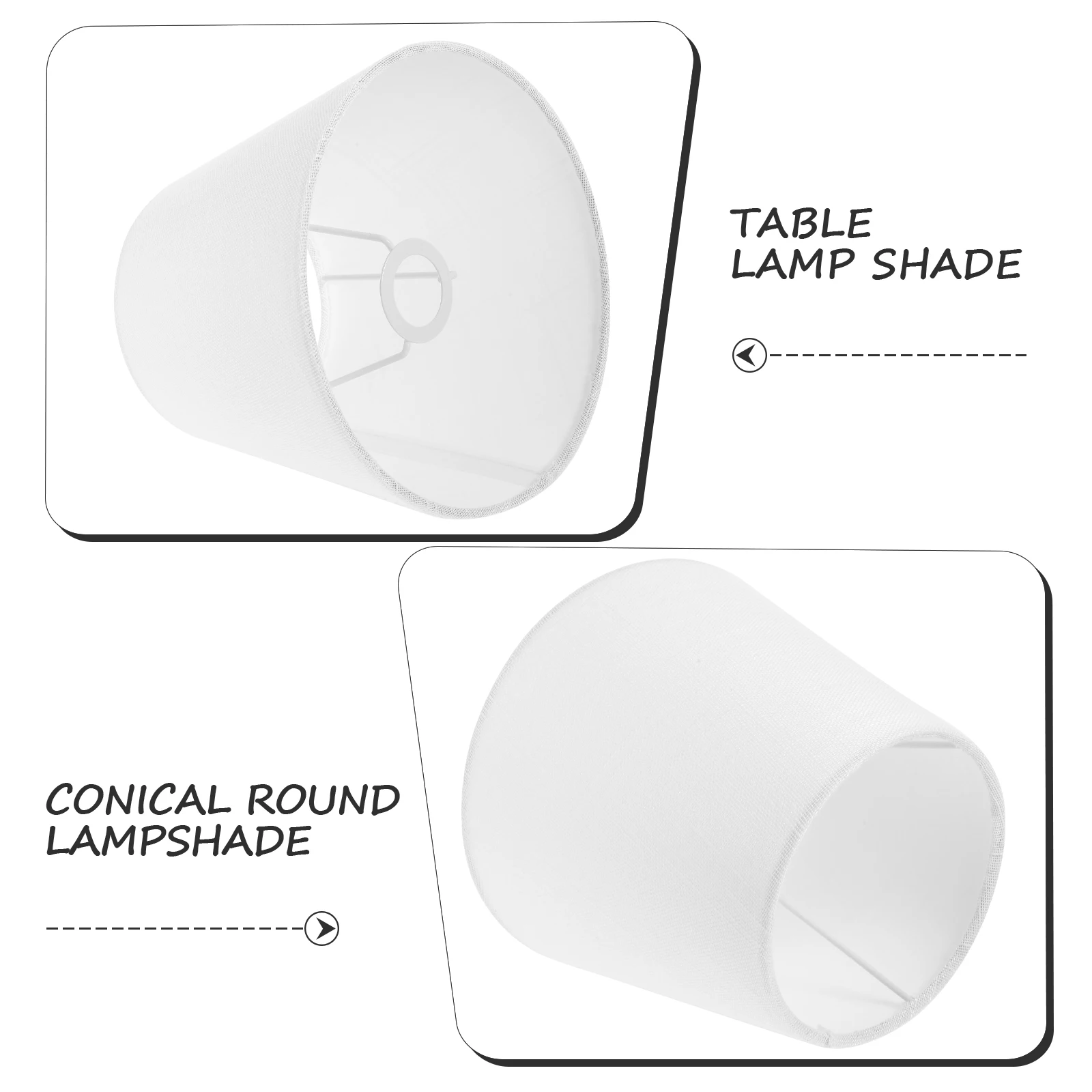 

Barrel Lamp Shade Solid Cloth Material Multifunction Desktop Desk Bedside Lamp Cover Indoor Table Light Shade Vintage