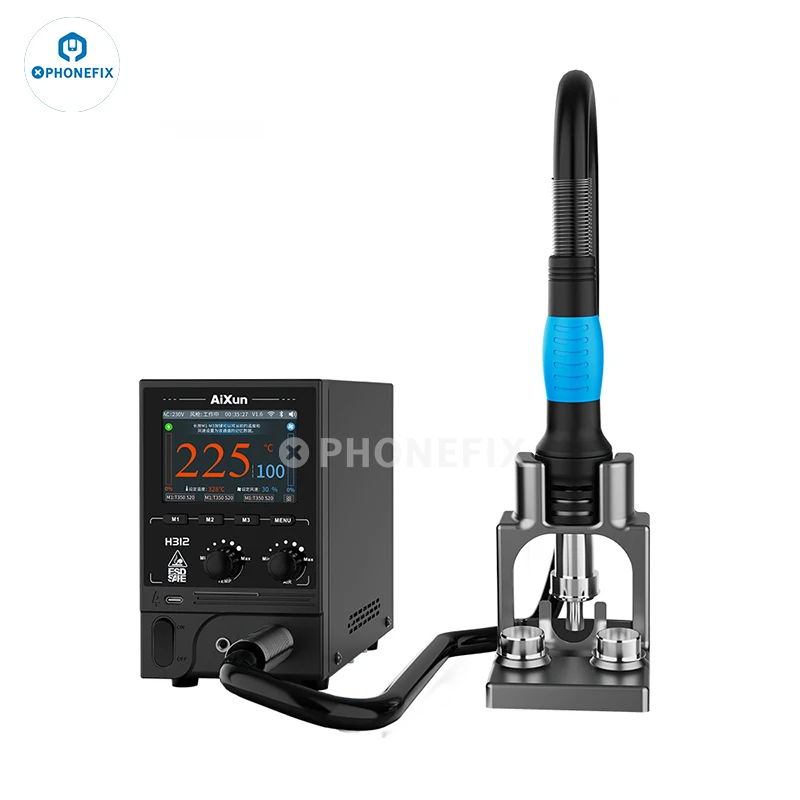 JC AiXun H312 Internet Hot Air Gun BGA Rework Station 1400W Electronic Repair Soldering Temperature Control Desoldering Station