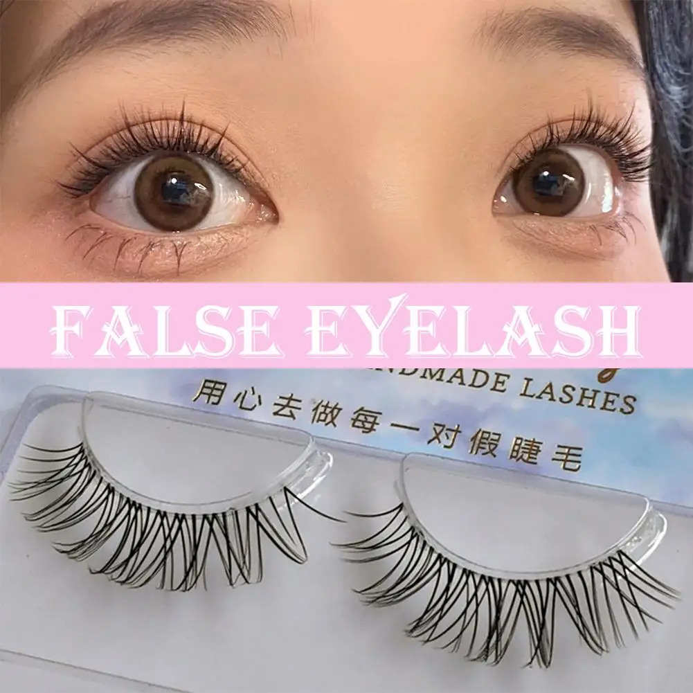 3 أزواج مجموعة كوس الصليب الرموش الصناعية لاش تمديد ثلاثية الأبعاد باقة اليابانية الجنية الشيطان الصغير تأثيري العين ماكياج اكسسوارات #5