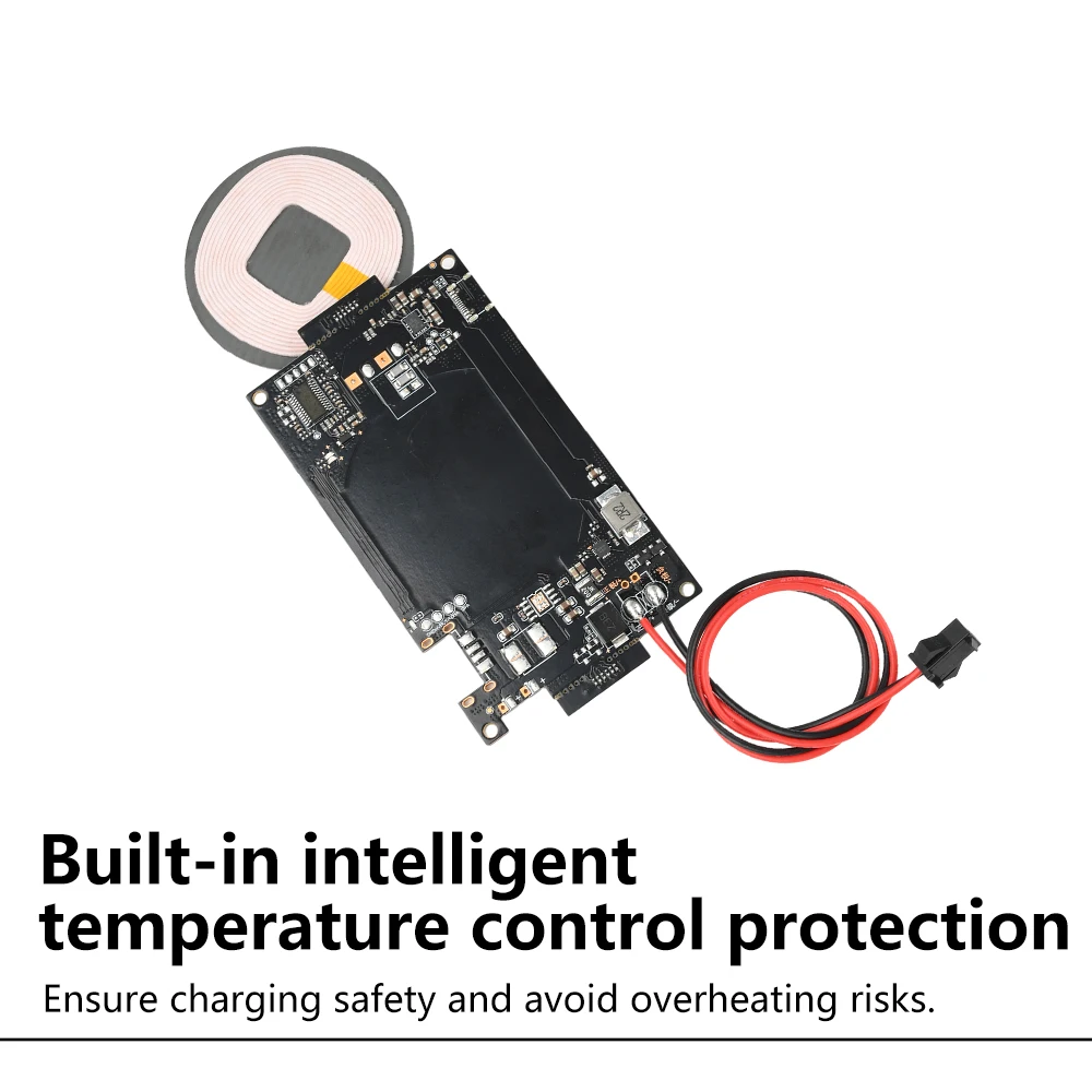 تيار مستمر 10-24 فولت 20 واط شاحن لاسلكي متنقل مركبة كهربية تعديل وحدة شحن لاسلكية للسيارة مع حماية التحكم في درجة الحرارة